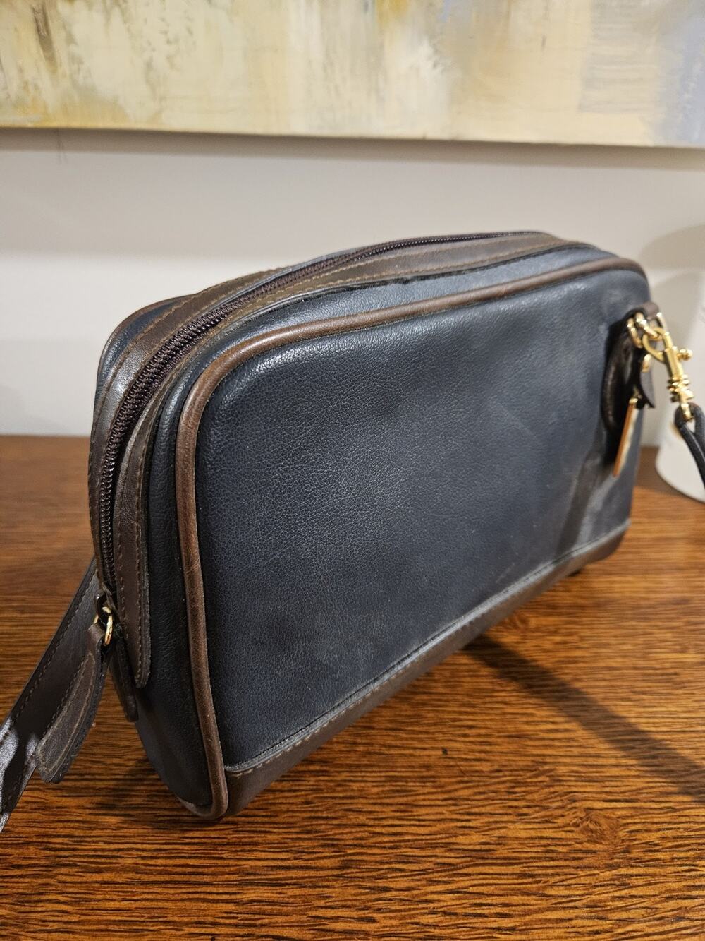 Vintage Marlo Women’s Crossbody Bag Purse Genuine Leather Small Black Brown